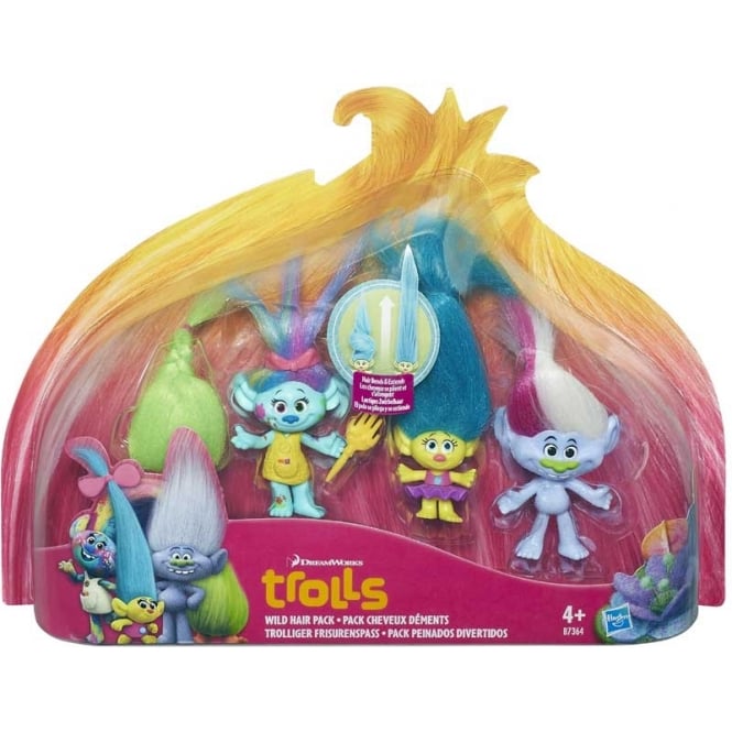 Trolls Small Troll Town Multipack Wild Hair Pack